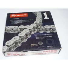 ŘETĚZOVÁ SADA KOMPLET - ROLON STANDART - JAWA 350CL PÉRÁK + BOBBER 42 (IND.)